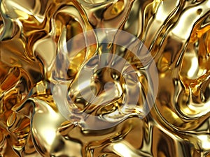 LuxuryÃÂ LiquidÃÂ Gold MarblingÃÂ Texture photo